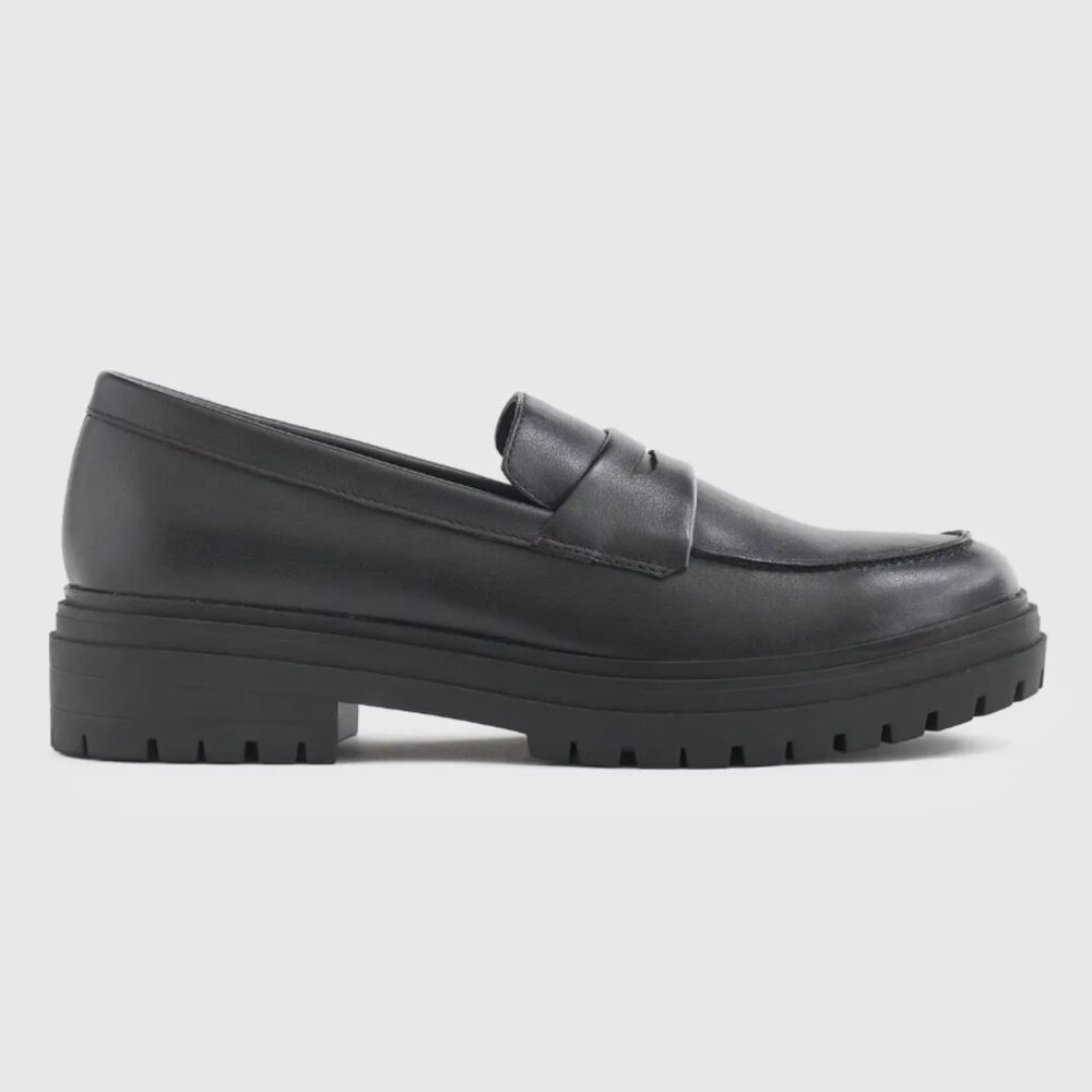 Quince Italian Leather Lug Sole Loafer